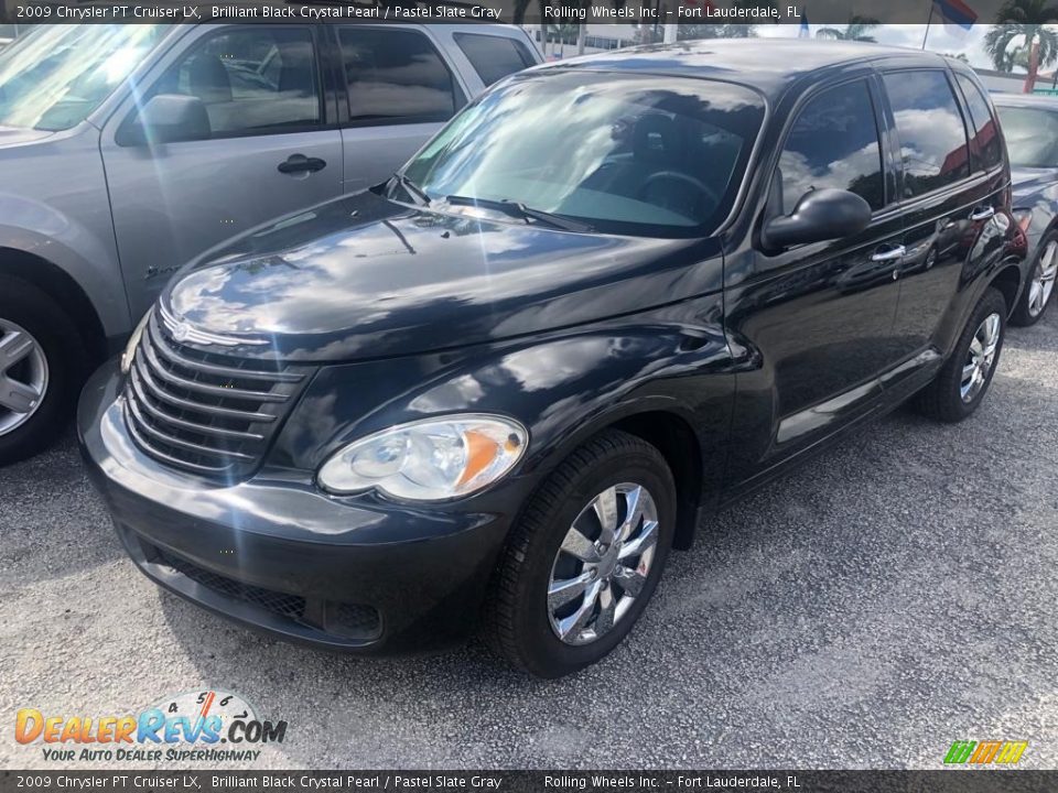 2009 Chrysler PT Cruiser LX Brilliant Black Crystal Pearl / Pastel Slate Gray Photo #24