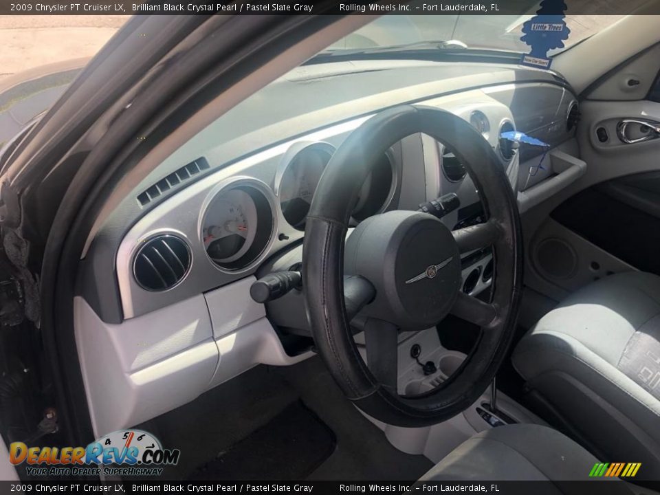 2009 Chrysler PT Cruiser LX Brilliant Black Crystal Pearl / Pastel Slate Gray Photo #28
