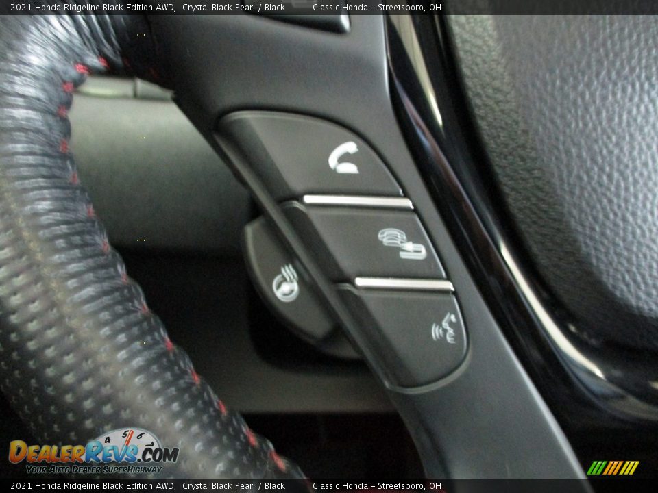 2021 Honda Ridgeline Black Edition AWD Crystal Black Pearl / Black Photo #34