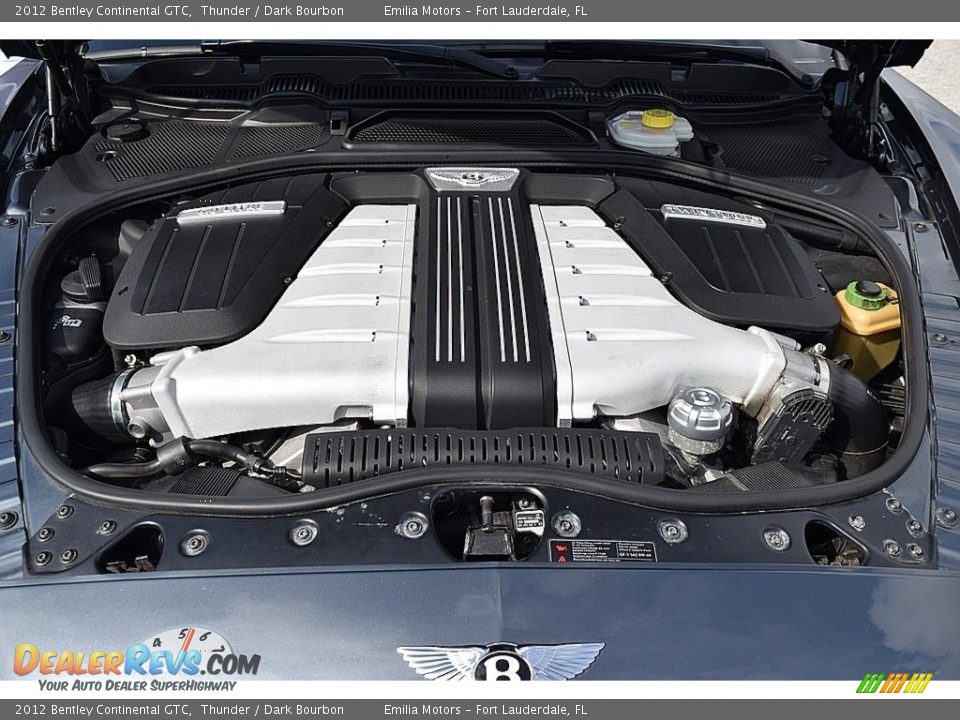 2012 Bentley Continental GTC  6.0 Liter Twin-Turbocharged DOHC 48-Valve VVT W12 Engine Photo #39