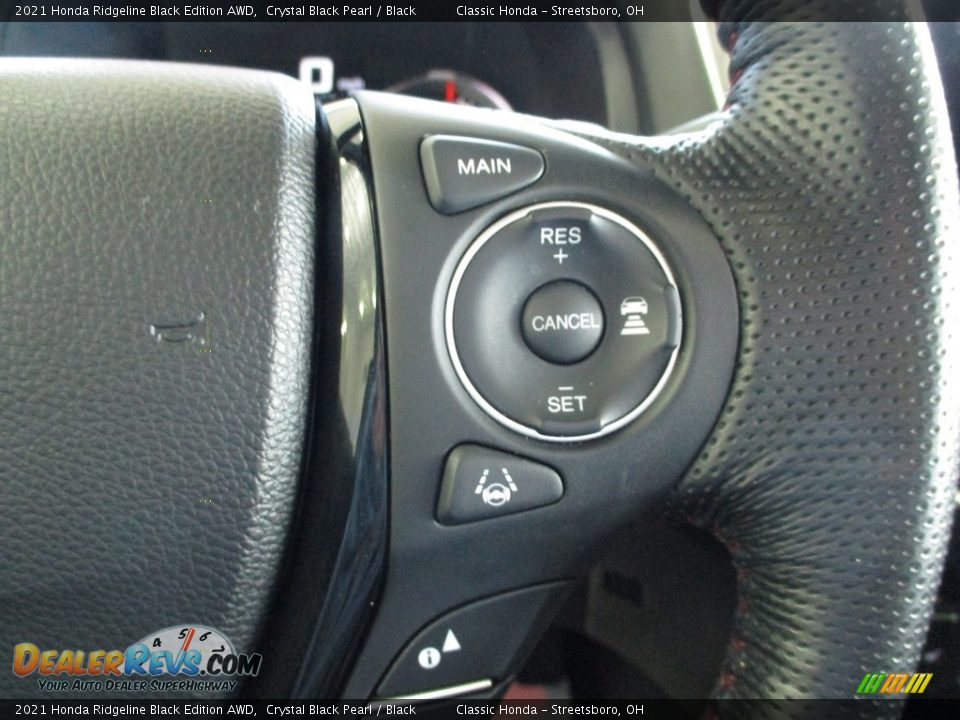 2021 Honda Ridgeline Black Edition AWD Crystal Black Pearl / Black Photo #35