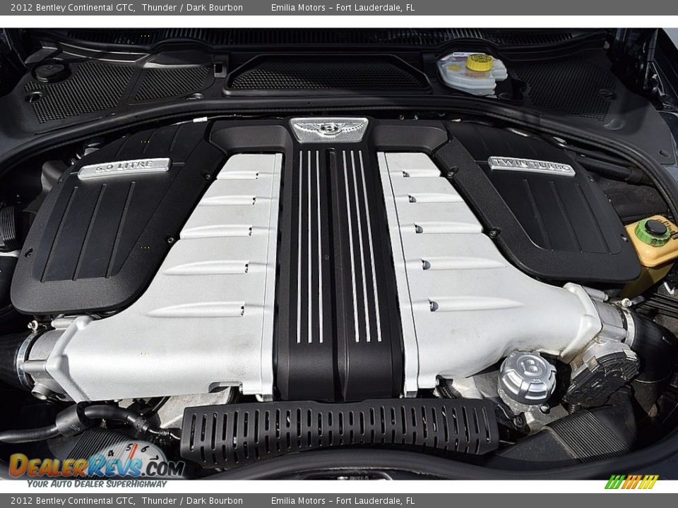 2012 Bentley Continental GTC  6.0 Liter Twin-Turbocharged DOHC 48-Valve VVT W12 Engine Photo #41