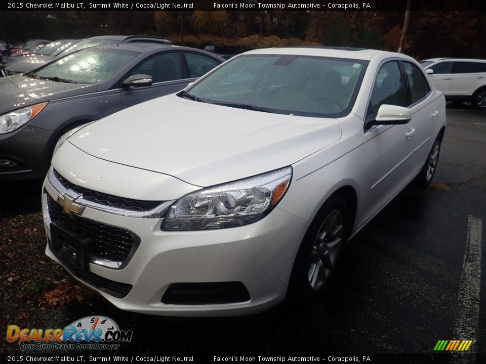 2015 Chevrolet Malibu LT Summit White / Cocoa/Light Neutral Photo #1