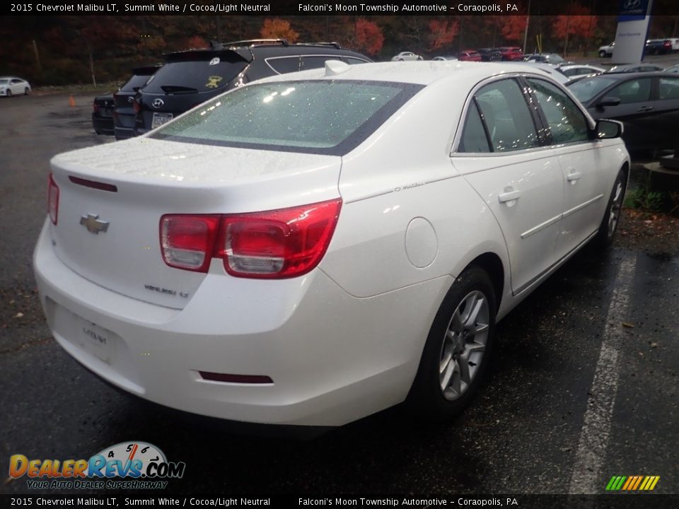 2015 Chevrolet Malibu LT Summit White / Cocoa/Light Neutral Photo #4