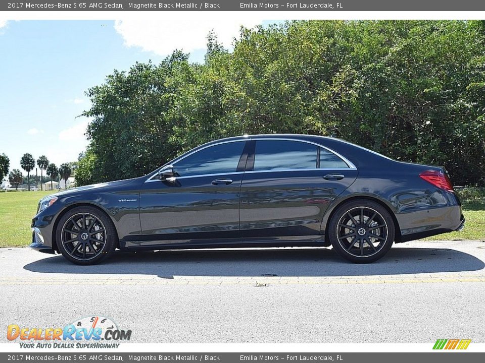 2017 Mercedes-Benz S 65 AMG Sedan Magnetite Black Metallic / Black Photo #5