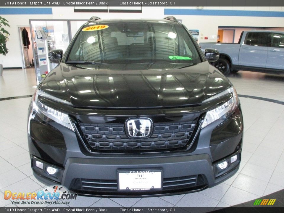 2019 Honda Passport Elite AWD Crystal Black Pearl / Black Photo #2