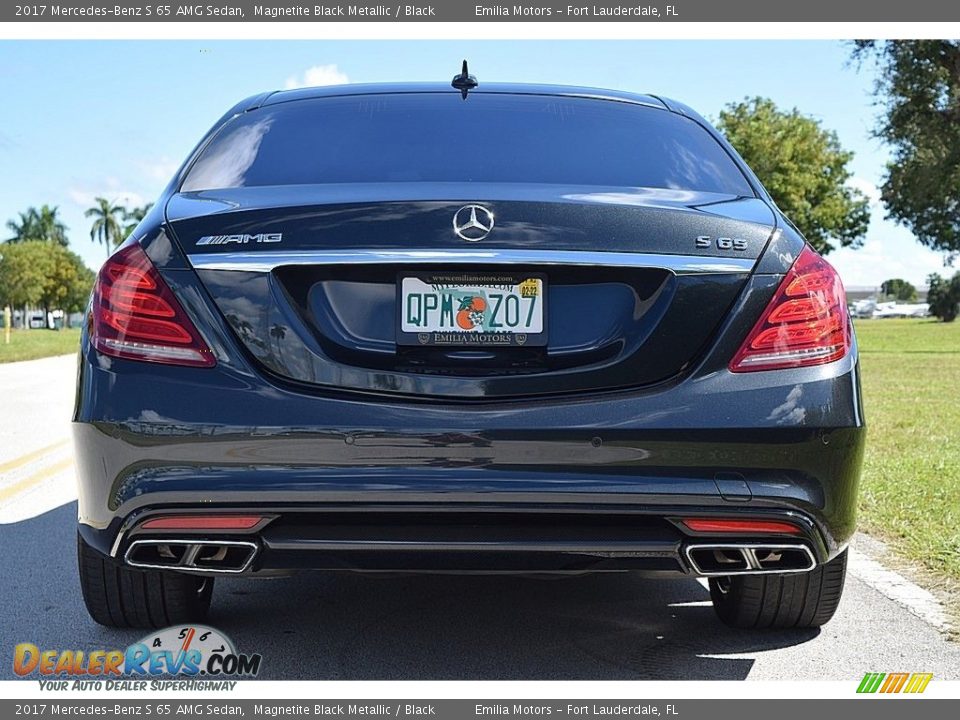 2017 Mercedes-Benz S 65 AMG Sedan Magnetite Black Metallic / Black Photo #6