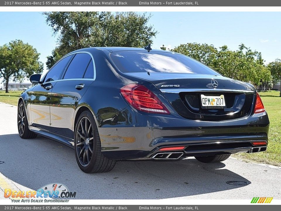 2017 Mercedes-Benz S 65 AMG Sedan Magnetite Black Metallic / Black Photo #7