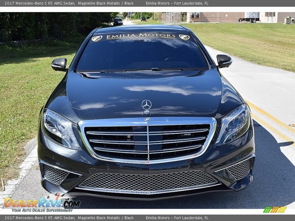 2017 Mercedes-Benz S 65 AMG Sedan Magnetite Black Metallic / Black Photo #8