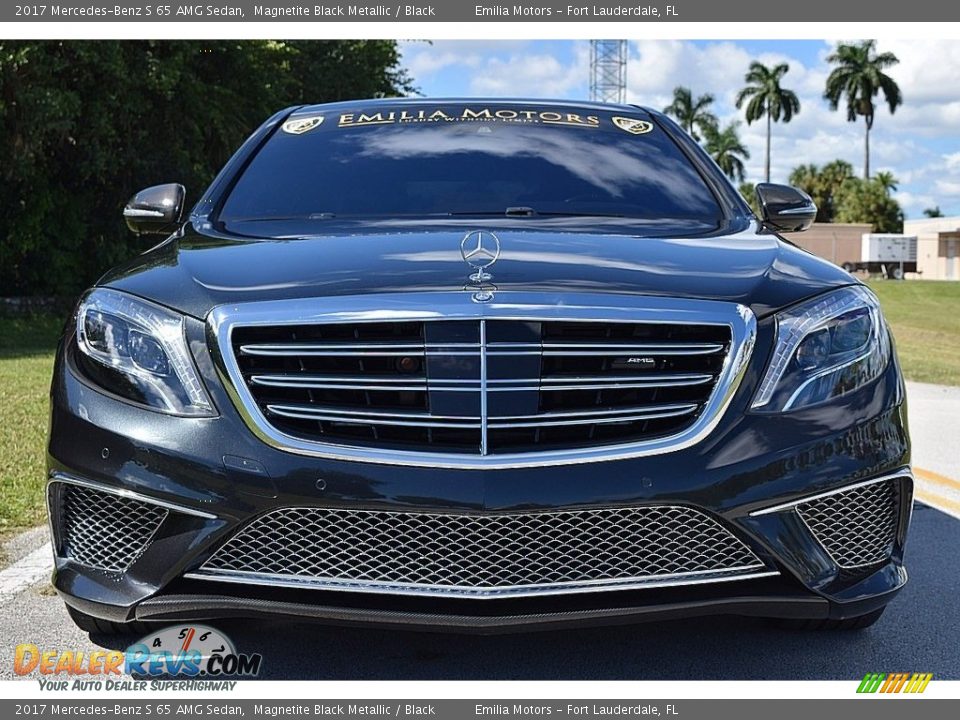 2017 Mercedes-Benz S 65 AMG Sedan Magnetite Black Metallic / Black Photo #9