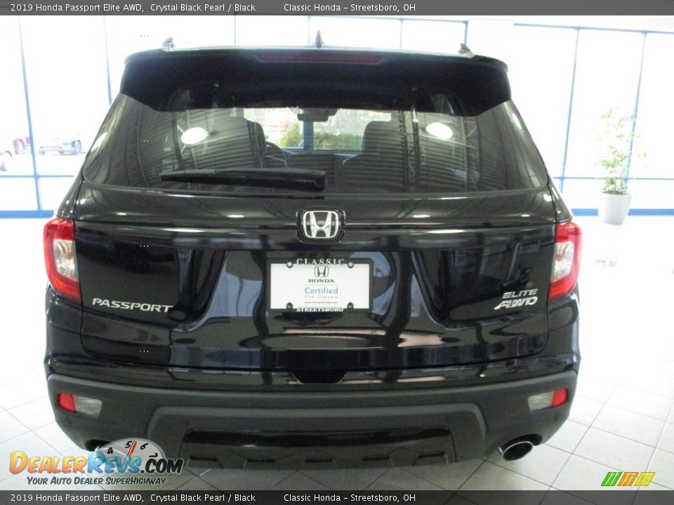 2019 Honda Passport Elite AWD Crystal Black Pearl / Black Photo #8