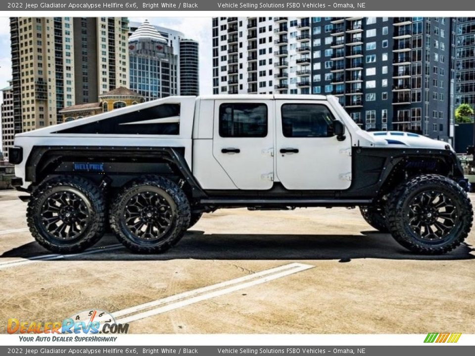 Bright White 2022 Jeep Gladiator Apocalypse Hellfire 6x6 Photo #1