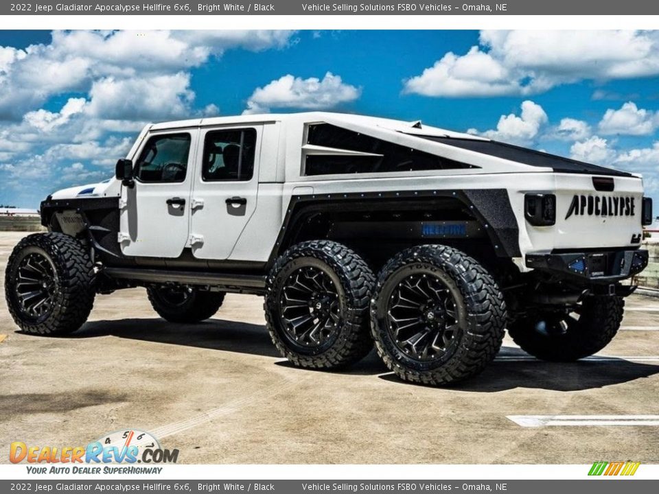 Bright White 2022 Jeep Gladiator Apocalypse Hellfire 6x6 Photo #3