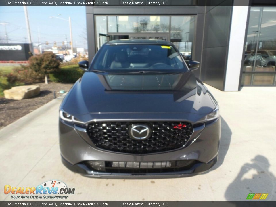 2023 Mazda CX-5 Turbo AWD Machine Gray Metallic / Black Photo #2