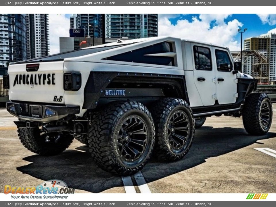 Bright White 2022 Jeep Gladiator Apocalypse Hellfire 6x6 Photo #4