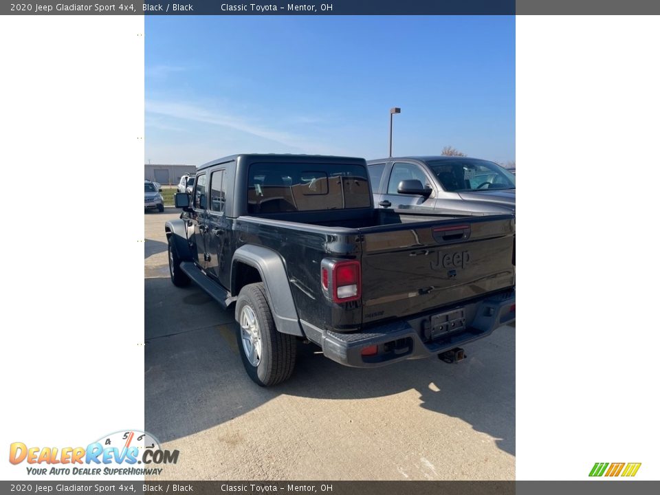 2020 Jeep Gladiator Sport 4x4 Black / Black Photo #2