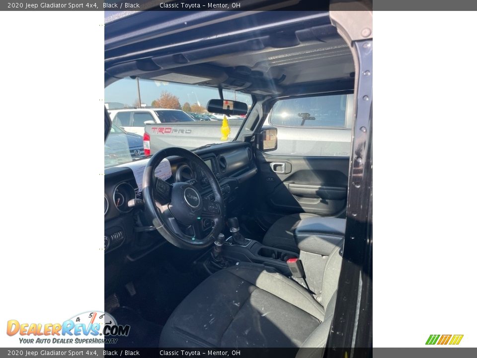 2020 Jeep Gladiator Sport 4x4 Black / Black Photo #3