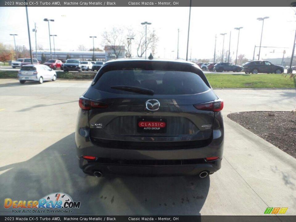 2023 Mazda CX-5 Turbo AWD Machine Gray Metallic / Black Photo #5