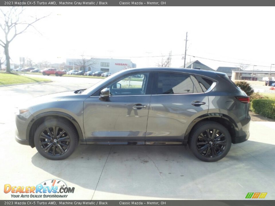 2023 Mazda CX-5 Turbo AWD Machine Gray Metallic / Black Photo #6