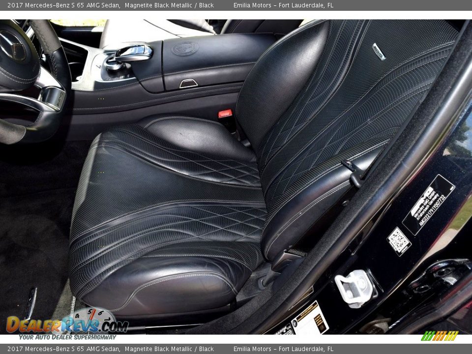 Front Seat of 2017 Mercedes-Benz S 65 AMG Sedan Photo #22