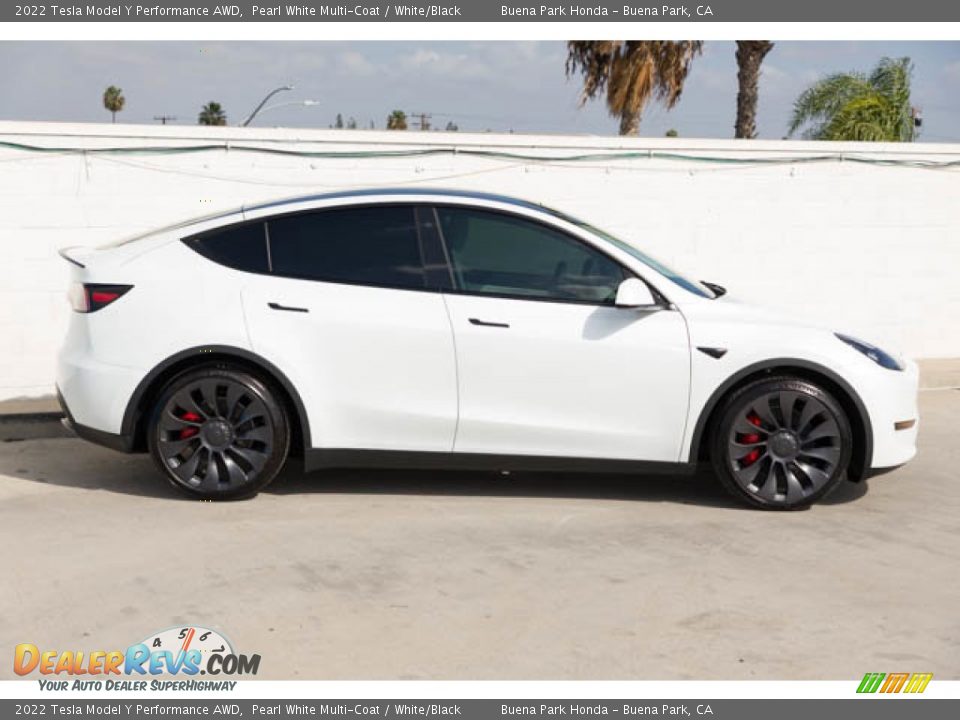 Pearl White Multi-Coat 2022 Tesla Model Y Performance AWD Photo #12