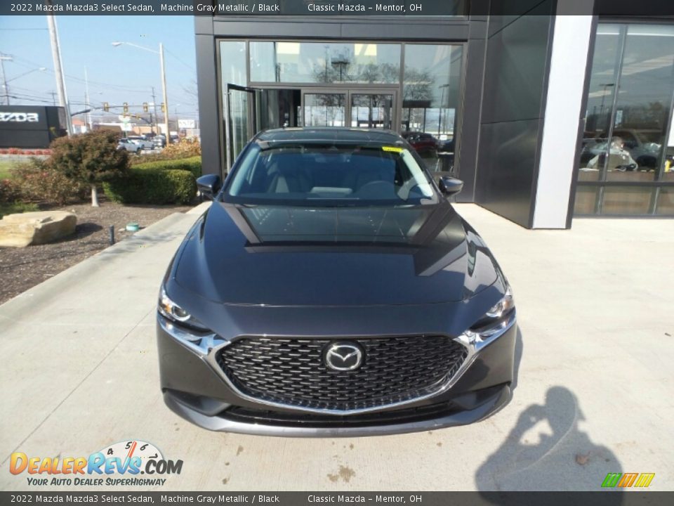 2022 Mazda Mazda3 Select Sedan Machine Gray Metallic / Black Photo #2