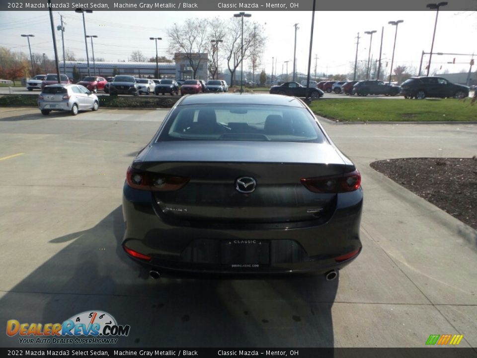 2022 Mazda Mazda3 Select Sedan Machine Gray Metallic / Black Photo #5