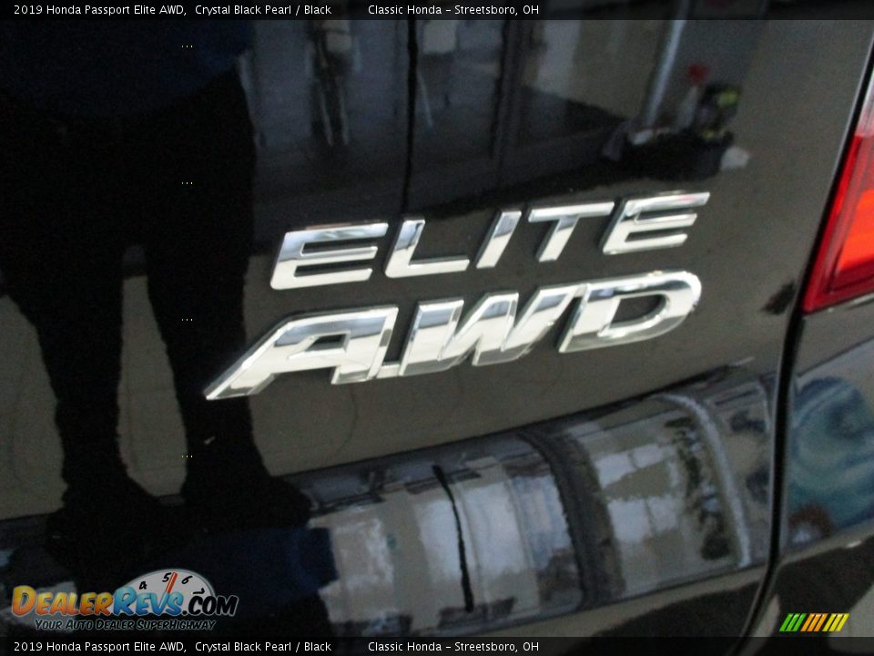 2019 Honda Passport Elite AWD Crystal Black Pearl / Black Photo #23