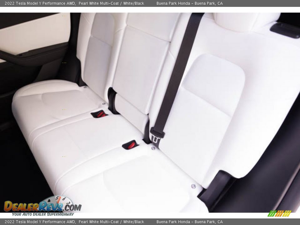 Rear Seat of 2022 Tesla Model Y Performance AWD Photo #18
