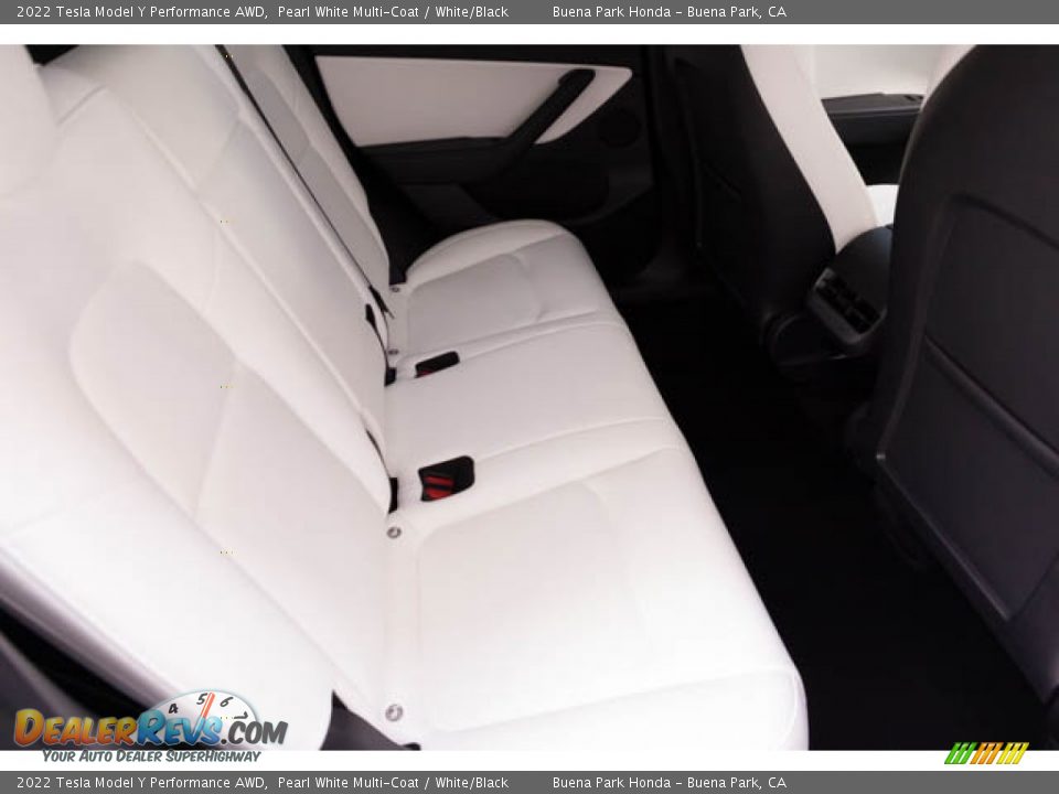 Rear Seat of 2022 Tesla Model Y Performance AWD Photo #21