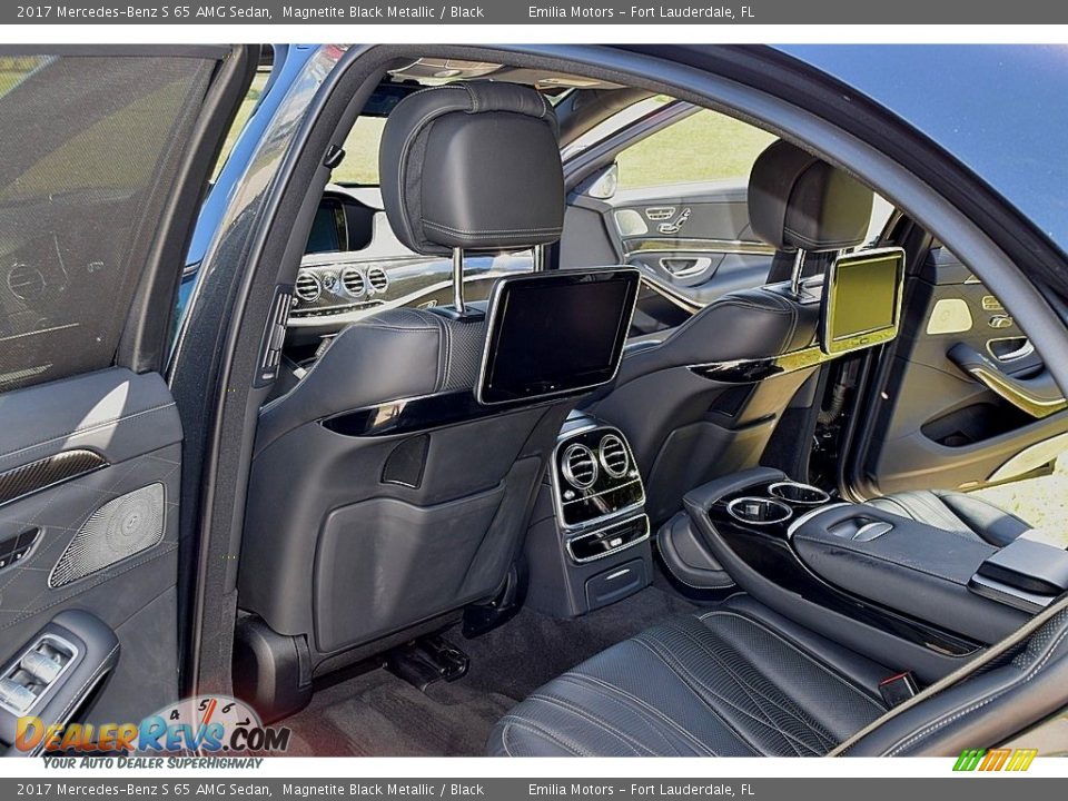 Rear Seat of 2017 Mercedes-Benz S 65 AMG Sedan Photo #31