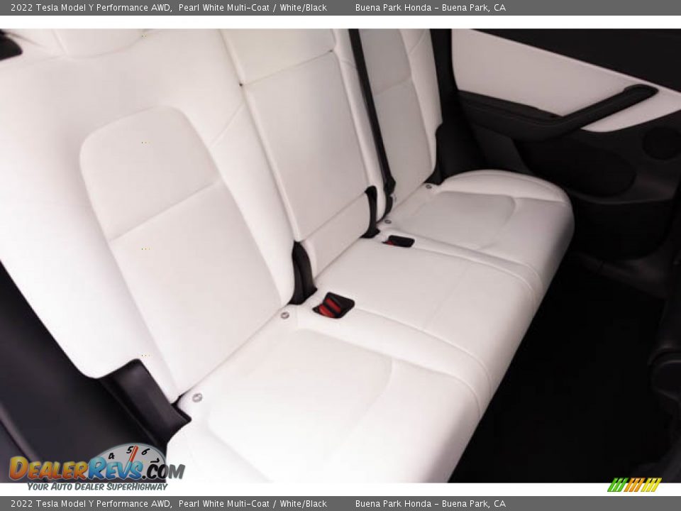 Rear Seat of 2022 Tesla Model Y Performance AWD Photo #22