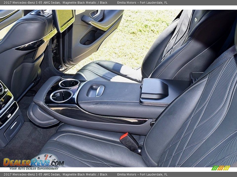 Rear Seat of 2017 Mercedes-Benz S 65 AMG Sedan Photo #33