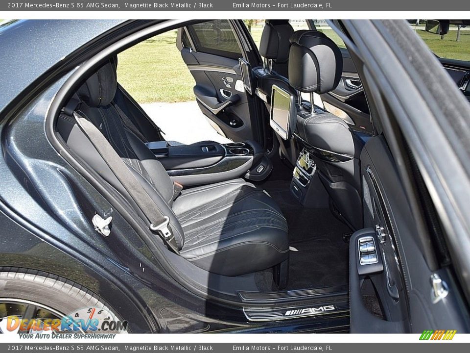 Rear Seat of 2017 Mercedes-Benz S 65 AMG Sedan Photo #36