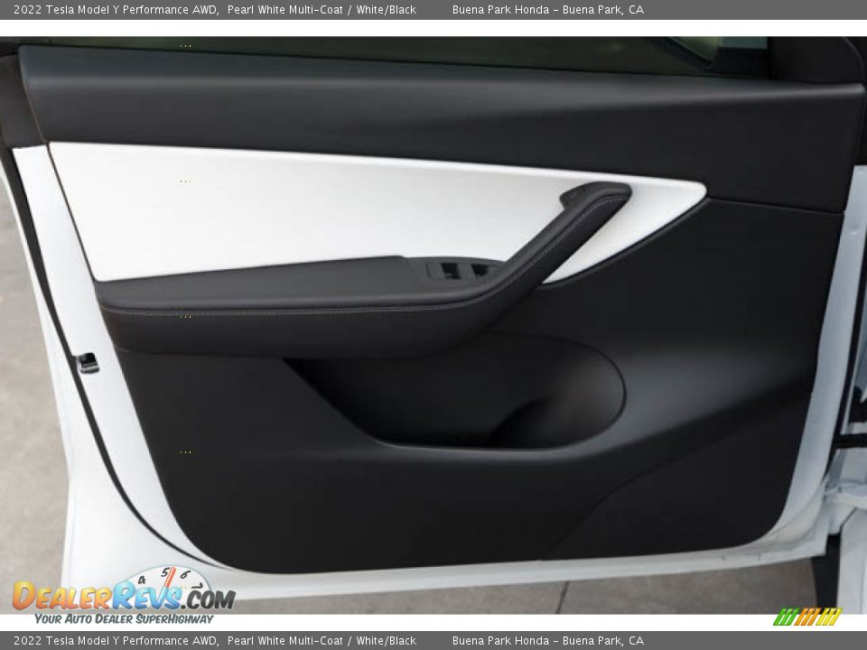 Door Panel of 2022 Tesla Model Y Performance AWD Photo #27