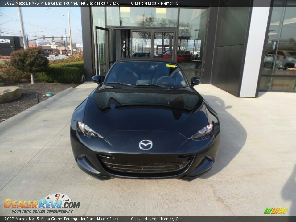 2022 Mazda MX-5 Miata Grand Touring Jet Black Mica / Black Photo #2