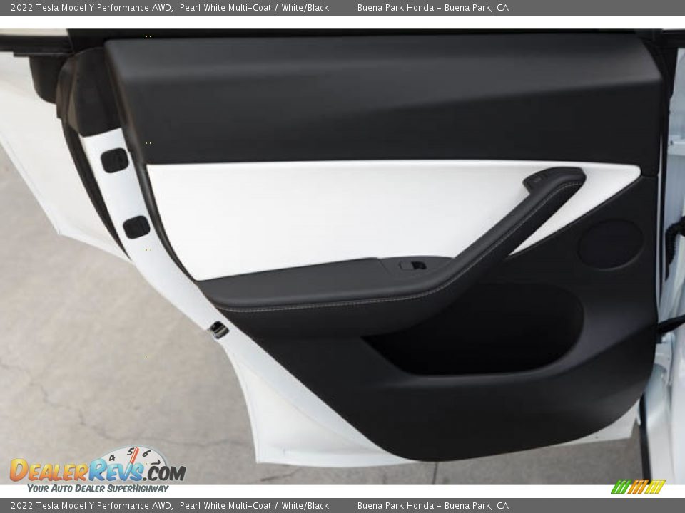 Door Panel of 2022 Tesla Model Y Performance AWD Photo #29