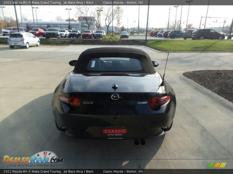 2022 Mazda MX-5 Miata Grand Touring Jet Black Mica / Black Photo #3