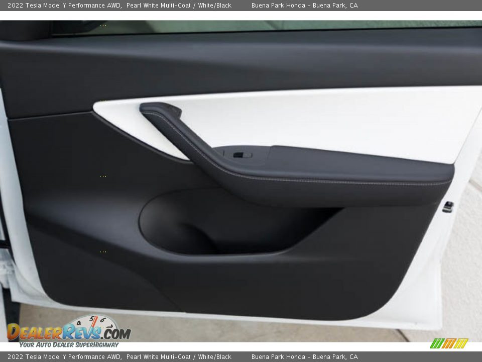 Door Panel of 2022 Tesla Model Y Performance AWD Photo #31