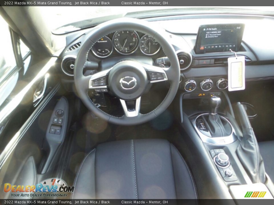 2022 Mazda MX-5 Miata Grand Touring Jet Black Mica / Black Photo #6
