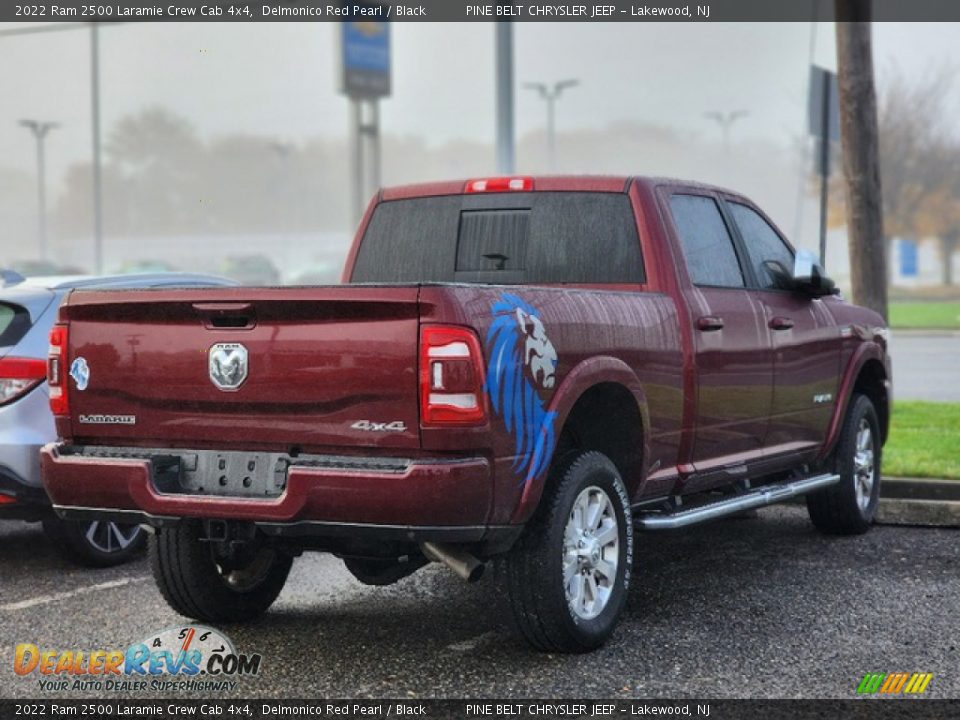 2022 Ram 2500 Laramie Crew Cab 4x4 Delmonico Red Pearl / Black Photo #7