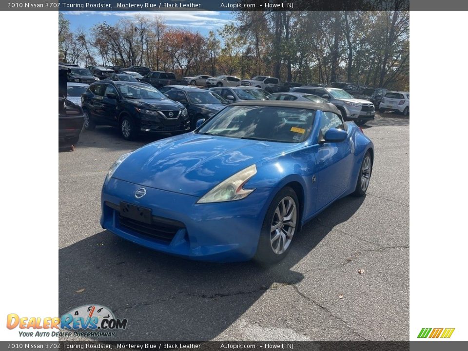 2010 Nissan 370Z Touring Roadster Monterey Blue / Black Leather Photo #1