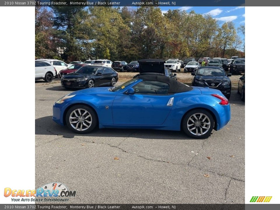 2010 Nissan 370Z Touring Roadster Monterey Blue / Black Leather Photo #2