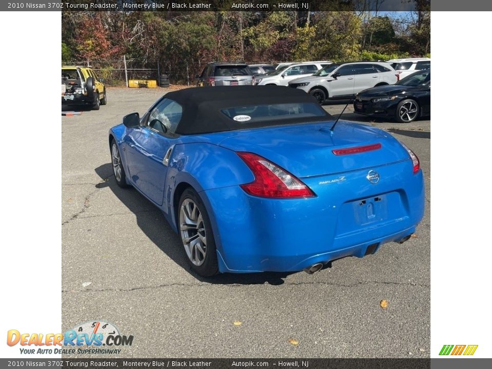 2010 Nissan 370Z Touring Roadster Monterey Blue / Black Leather Photo #3