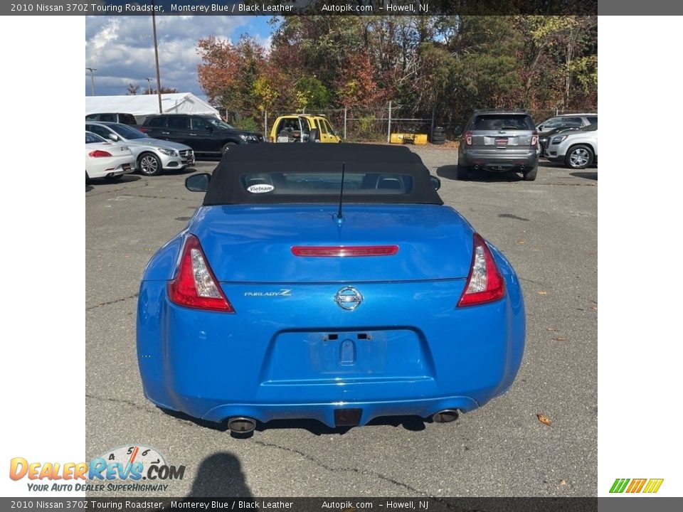 2010 Nissan 370Z Touring Roadster Monterey Blue / Black Leather Photo #4