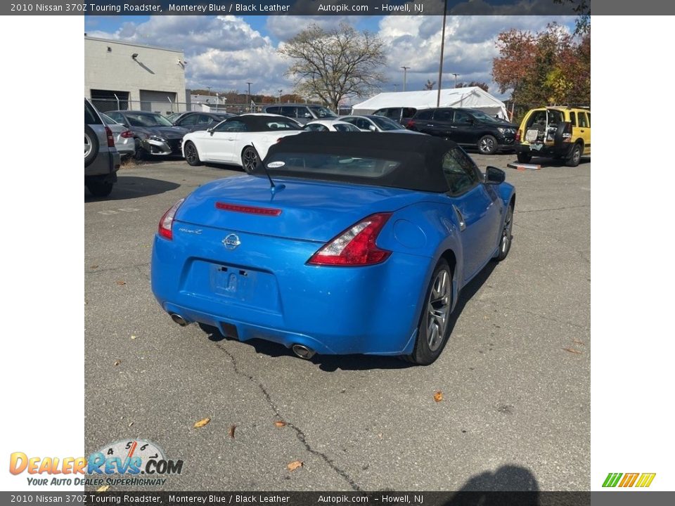 2010 Nissan 370Z Touring Roadster Monterey Blue / Black Leather Photo #5