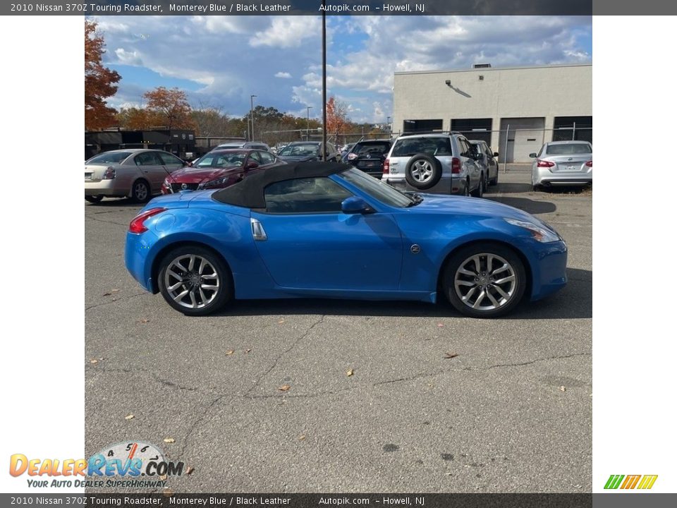 2010 Nissan 370Z Touring Roadster Monterey Blue / Black Leather Photo #6