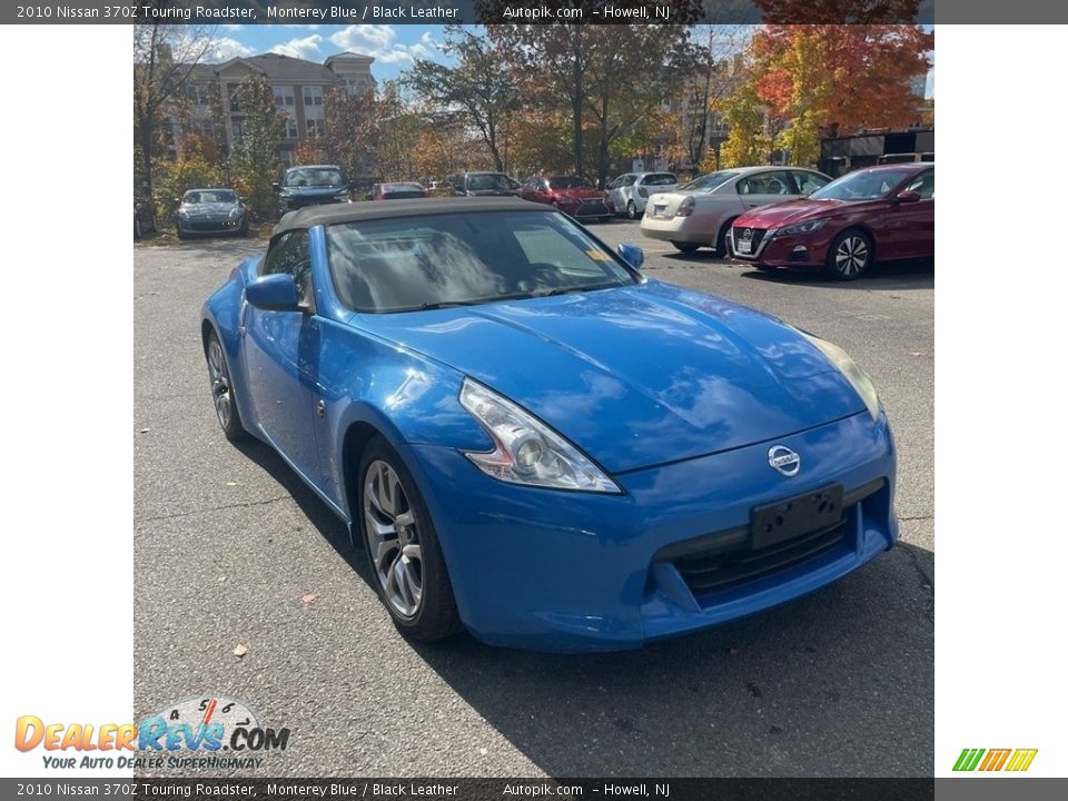 2010 Nissan 370Z Touring Roadster Monterey Blue / Black Leather Photo #7