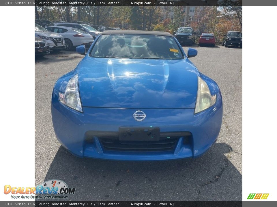 2010 Nissan 370Z Touring Roadster Monterey Blue / Black Leather Photo #8