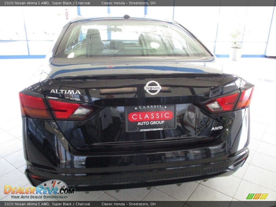 2020 Nissan Altima S AWD Super Black / Charcoal Photo #8